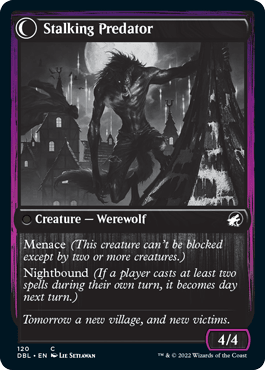 Shady Traveler // Stalking Predator [Innistrad: Double Feature] - La Boîte Mystère ( The Mystery Box)