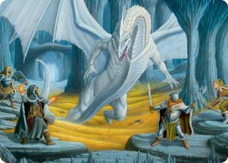 Cave of the Frost Dragon Art Card [Dungeons & Dragons: Adventures in the Forgotten Realms Art Series] - La Boîte Mystère ( The Mystery Box)