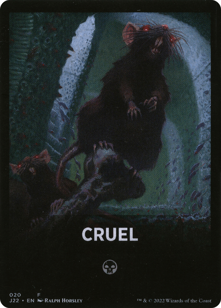 Cruel Theme Card [Jumpstart 2022 Front Cards] - La Boîte Mystère ( The Mystery Box)