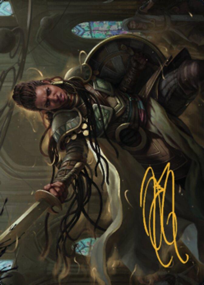 Shanna, Purifying Blade Art Card 1 (Gold-Stamped Signature) [Dominaria United Art Series] - La Boîte Mystère ( The Mystery Box)