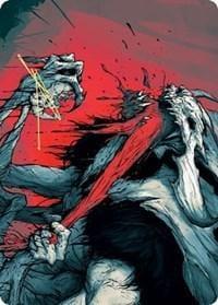 Vorinclex, Monstrous Raider 2 Art Card (Gold-Stamped Signature) [Kaldheim: Art Series] - La Boîte Mystère ( The Mystery Box)