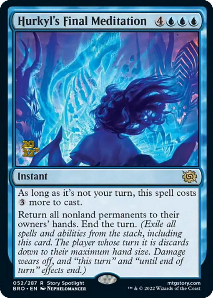 Hurkyl's Final Meditation [The Brothers' War: Prerelease Promos] - La Boîte Mystère ( The Mystery Box)
