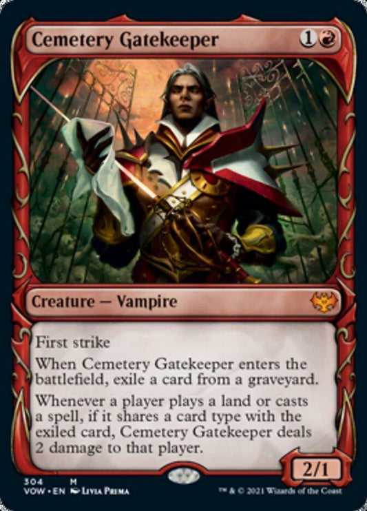 Cemetery Gatekeeper (Showcase Fang Frame) [Innistrad: Crimson Vow] - La Boîte Mystère ( The Mystery Box)