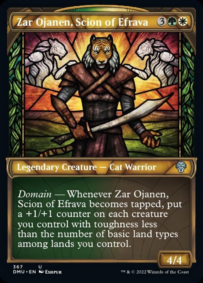 Zar Ojanen, Scion of Efrava (Showcase Textured) [Dominaria United] - La Boîte Mystère ( The Mystery Box)