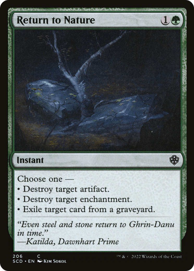 Return to Nature [Starter Commander Decks] - La Boîte Mystère ( The Mystery Box)
