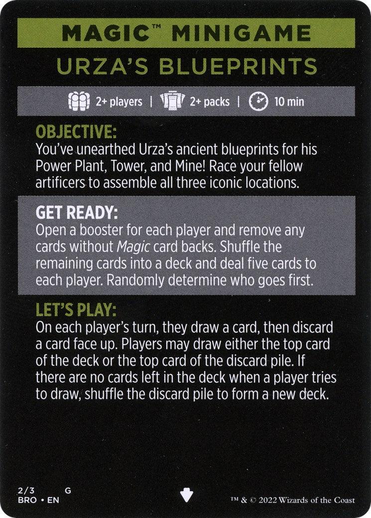 Urza's Blueprints (Magic Minigame) [The Brothers' War Minigame] - La Boîte Mystère ( The Mystery Box)