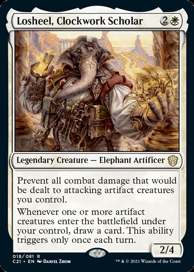 Losheel, Clockwork Scholar [Commander 2021] - La Boîte Mystère ( The Mystery Box)