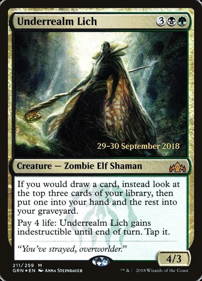 Underrealm Lich [Guilds of Ravnica Prerelease Promos] - La Boîte Mystère ( The Mystery Box)