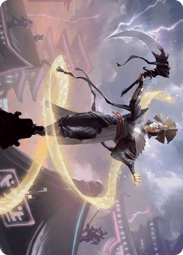 Naomi, Pillar of Order Art Card [Kamigawa: Neon Dynasty Art Series] - La Boîte Mystère ( The Mystery Box)