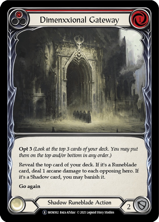 Dimenxxional Gateway (Red) [U-MON162] Unlimited Normal - La Boîte Mystère ( The Mystery Box)