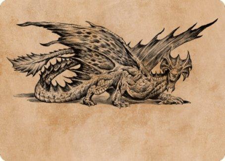Ancient Brass Dragon Art Card (49) [Commander Legends: Battle for Baldur's Gate Art Series] - La Boîte Mystère ( The Mystery Box)