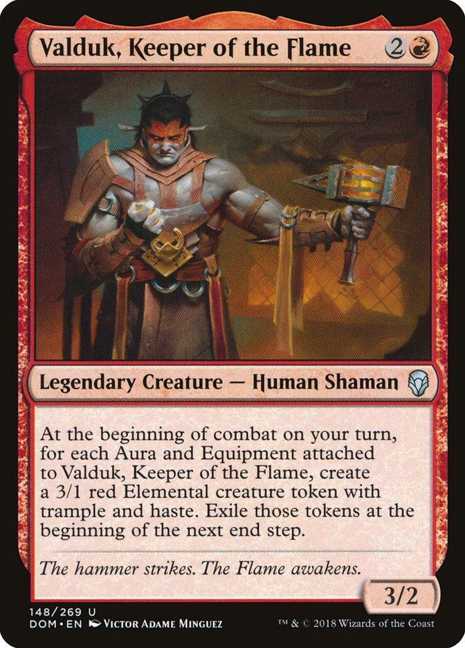 Valduk, Keeper of the Flame [Dominaria] - La Boîte Mystère ( The Mystery Box)