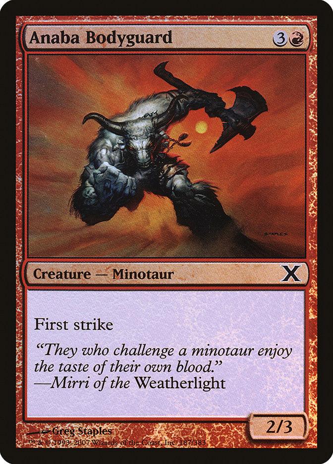 Anaba Bodyguard (Premium Foil) [Tenth Edition] - La Boîte Mystère ( The Mystery Box)