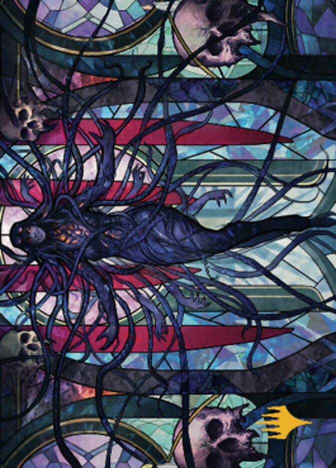 Braids, Arisen Nightmare Art Card 2 (Gold-Stamped Signature) [Dominaria United Art Series] - La Boîte Mystère ( The Mystery Box)