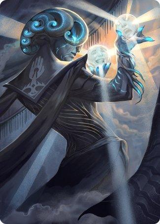 Queza, Augur of Agonies Art Card [Streets of New Capenna Art Series] - La Boîte Mystère ( The Mystery Box)