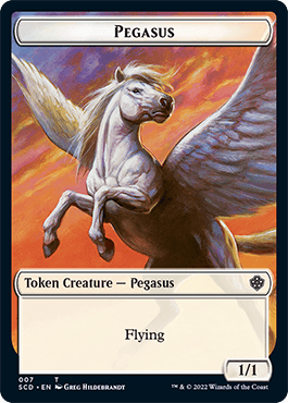 Pegasus // Faerie Double-Sided Token [Starter Commander Decks] - La Boîte Mystère ( The Mystery Box)