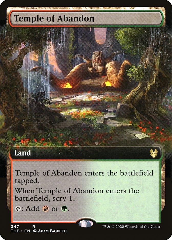 Temple of Abandon (Extended Art) [Theros Beyond Death] - La Boîte Mystère ( The Mystery Box)