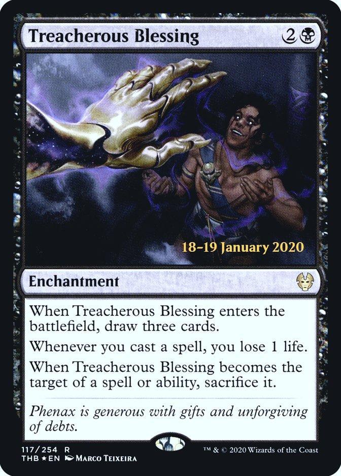 Treacherous Blessing [Theros Beyond Death Prerelease Promos] - La Boîte Mystère ( The Mystery Box)
