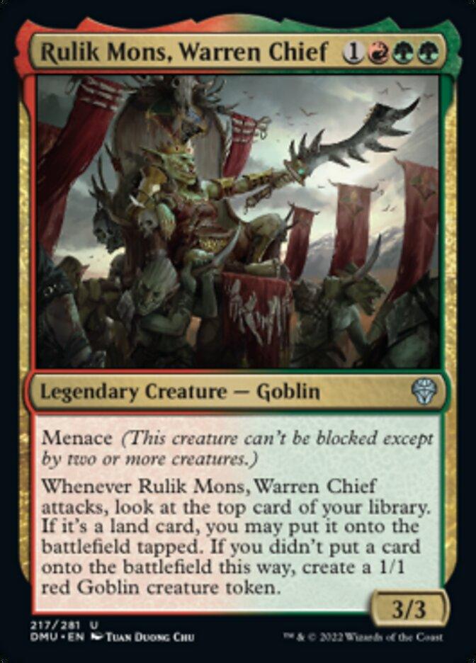 Rulik Mons, Warren Chief [Dominaria United] - La Boîte Mystère ( The Mystery Box)