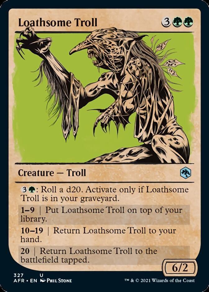 Loathsome Troll (Showcase) [Dungeons & Dragons: Adventures in the Forgotten Realms] - La Boîte Mystère ( The Mystery Box)