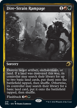 Dire-Strain Rampage [Innistrad: Double Feature] - La Boîte Mystère ( The Mystery Box)