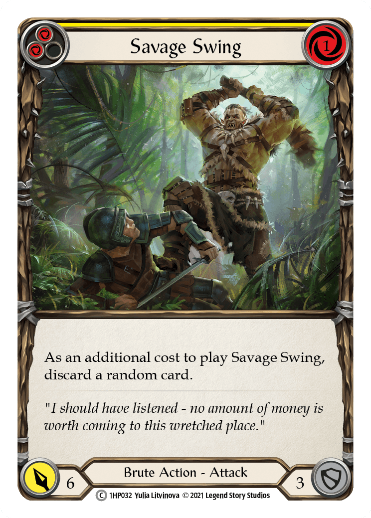 Savage Swing (Yellow) [1HP032] - La Boîte Mystère ( The Mystery Box)