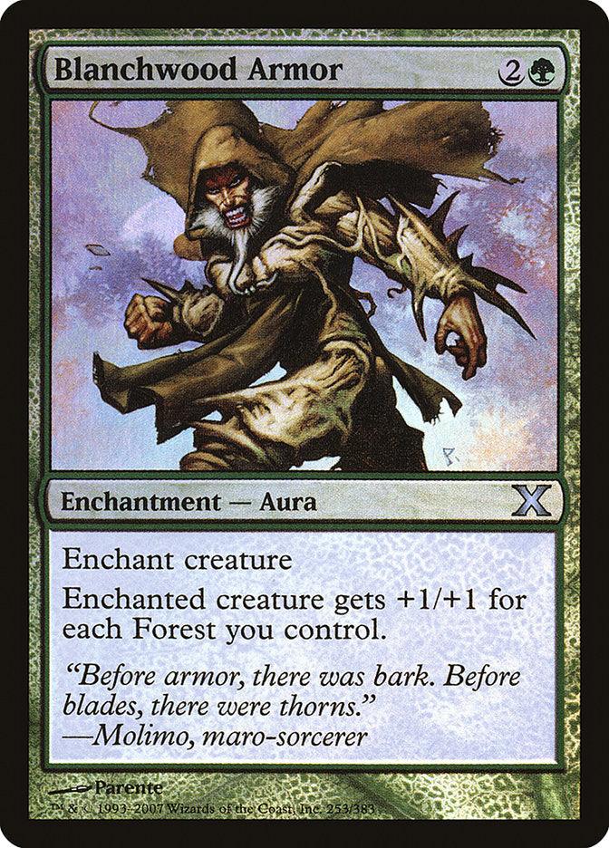 Blanchwood Armor (Premium Foil) [Tenth Edition] - La Boîte Mystère ( The Mystery Box)