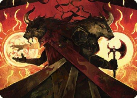 Hurloon Battle Hymn Art Card [Dominaria United Art Series] - La Boîte Mystère ( The Mystery Box)