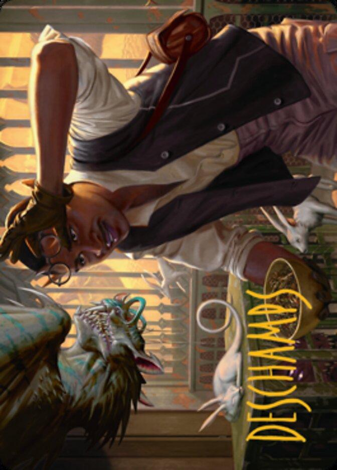 Bennie Bracks, Zoologist Art Card (Gold-Stamped Signature) [Streets of New Capenna Art Series] - La Boîte Mystère ( The Mystery Box)