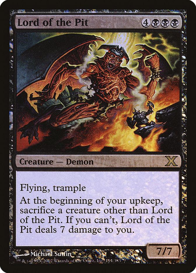 Lord of the Pit (Premium Foil) [Tenth Edition] - La Boîte Mystère ( The Mystery Box)