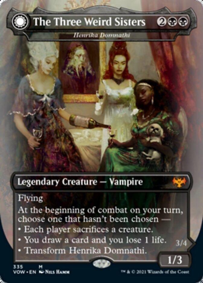 Henrika Domnathi // Henrika, Infernal Seer - The Three Weird Sisters // Fiends of Darkest Night [Innistrad: Crimson Vow] - La Boîte Mystère ( The Mystery Box)