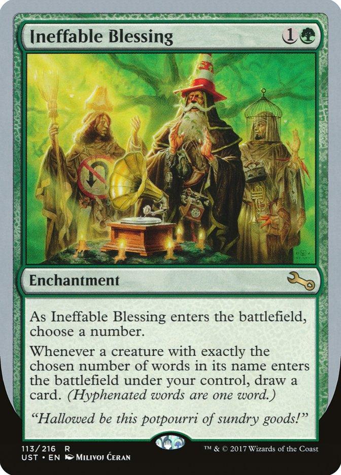 Ineffable Blessing ("choose a number") [Unstable] - La Boîte Mystère ( The Mystery Box)