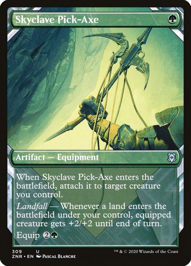 Skyclave Pick-Axe (Showcase) [Zendikar Rising Extended Art] - La Boîte Mystère ( The Mystery Box)