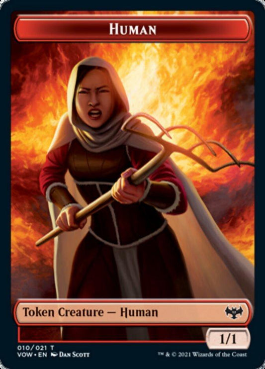 Human Token (010) [Innistrad: Crimson Vow Tokens] - La Boîte Mystère ( The Mystery Box)