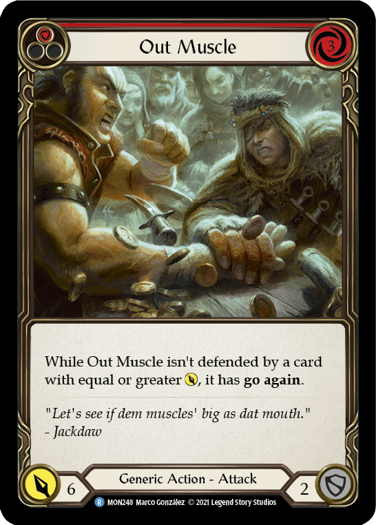 Out Muscle (Red) [MON248] 1st Edition Normal - La Boîte Mystère ( The Mystery Box)