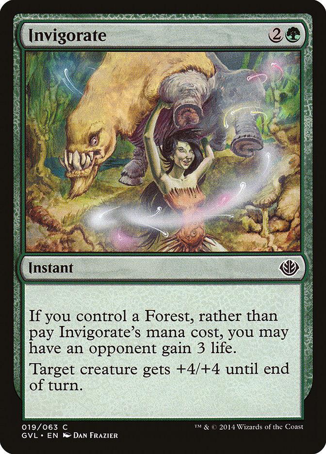 Invigorate (Garruk vs. Liliana) [Duel Decks Anthology] - La Boîte Mystère ( The Mystery Box)