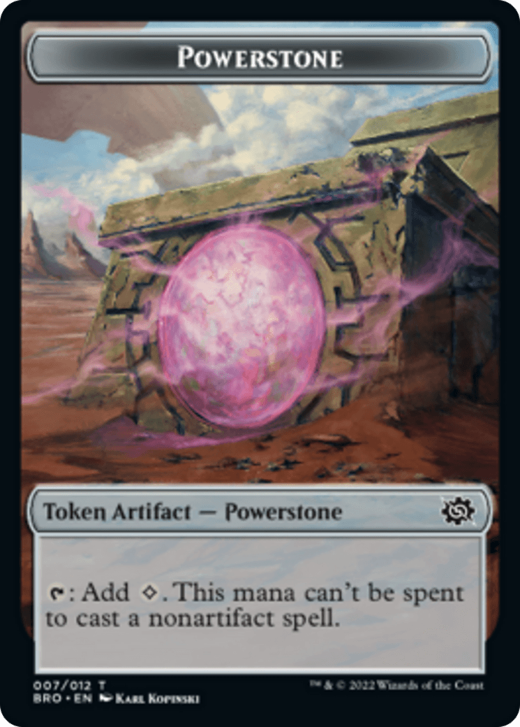Powerstone Token [The Brothers' War Tokens] - La Boîte Mystère ( The Mystery Box)