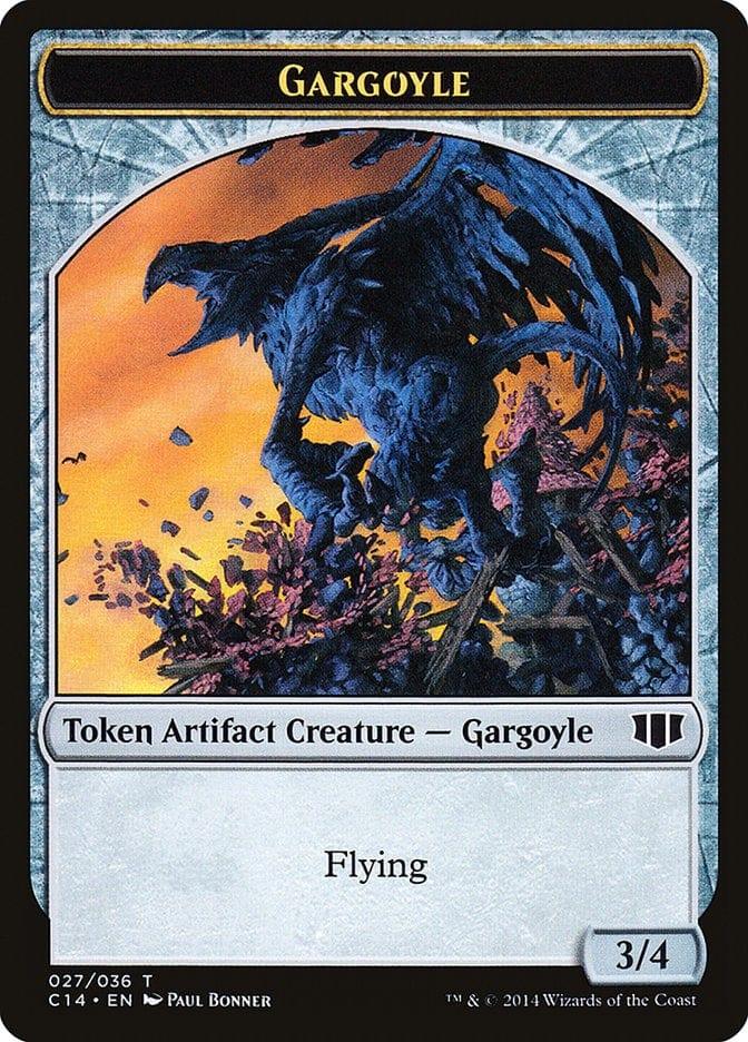 Gargoyle // Elf Warrior Double-sided Token [Commander 2014 Tokens] - La Boîte Mystère ( The Mystery Box)