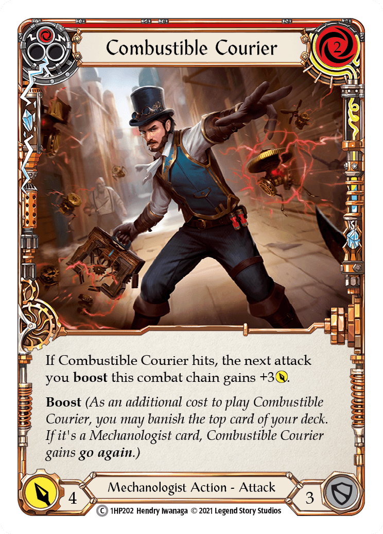 Combustible Courier (Red) [1HP202] - La Boîte Mystère ( The Mystery Box)
