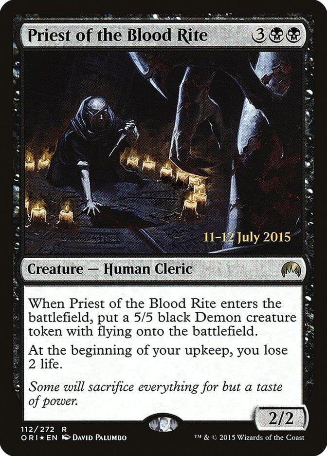 Priest of the Blood Rite [Magic Origins Prerelease Promos] - La Boîte Mystère ( The Mystery Box)