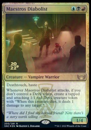 Maestros Diabolist [Streets of New Capenna Prerelease Promos] - La Boîte Mystère ( The Mystery Box)