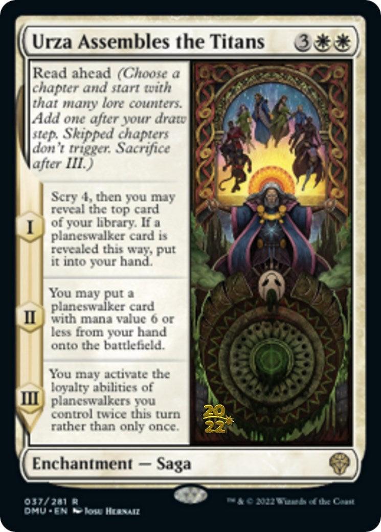 Urza Assembles the Titans [Dominaria United Prerelease Promos] - La Boîte Mystère ( The Mystery Box)