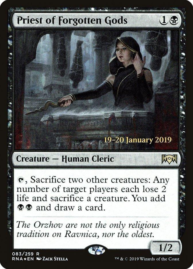 Priest of Forgotten Gods [Ravnica Allegiance Prerelease Promos] - La Boîte Mystère ( The Mystery Box)