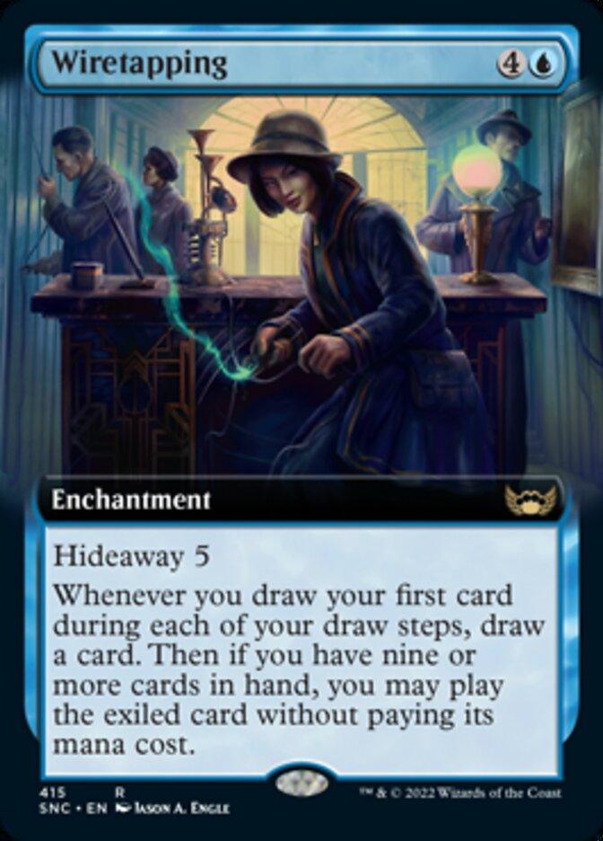 Wiretapping (Extended Art) [Streets of New Capenna] - La Boîte Mystère ( The Mystery Box)