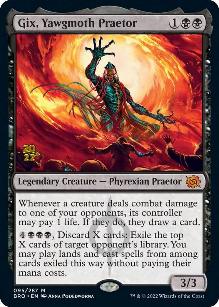 Gix, Yawgmoth Praetor [The Brothers' War: Prerelease Promos] - La Boîte Mystère ( The Mystery Box)