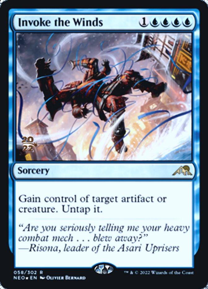Invoke the Winds [Kamigawa: Neon Dynasty Prerelease Promos] - La Boîte Mystère ( The Mystery Box)