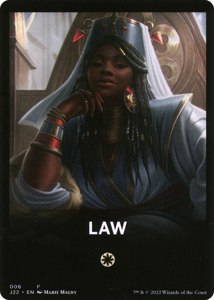 Law Theme Card [Jumpstart 2022 Front Cards] - La Boîte Mystère ( The Mystery Box)