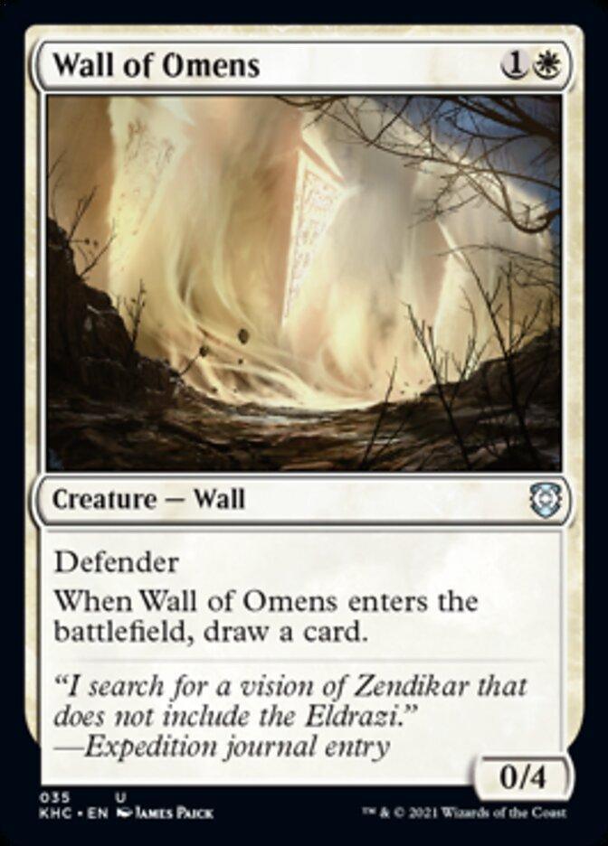 Wall of Omens [Kaldheim Commander] - La Boîte Mystère ( The Mystery Box)