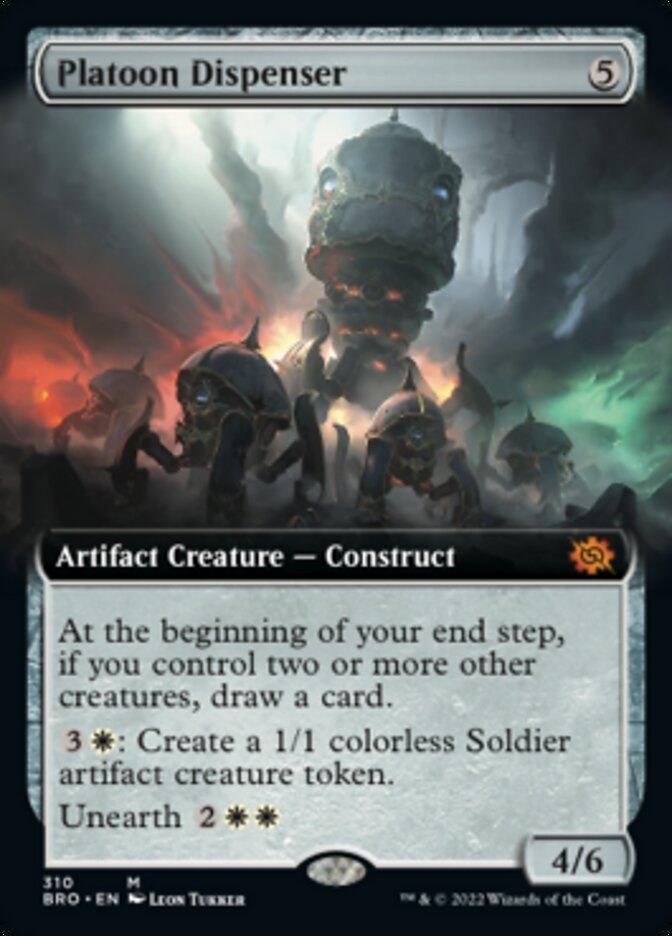 Platoon Dispenser (Extended Art) [The Brothers' War] - La Boîte Mystère ( The Mystery Box)