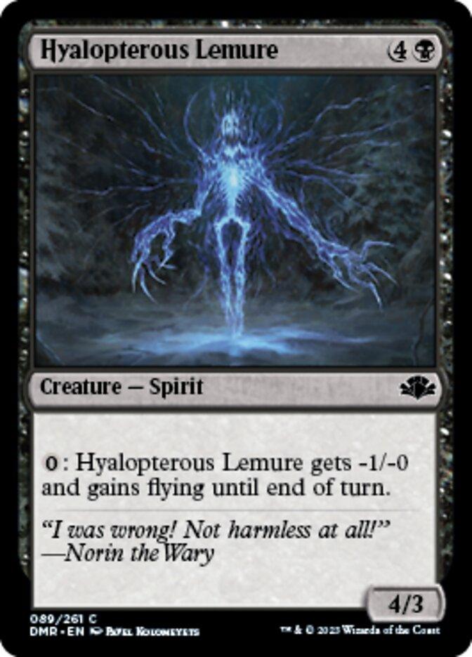 Hyalopterous Lemure [Dominaria Remastered] - La Boîte Mystère ( The Mystery Box)